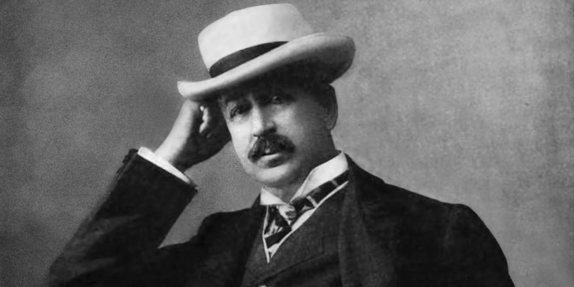King Gillette in his favorite hat